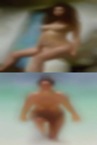 He has no obsessions female nude or addictions.