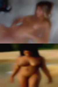 When she's sad hang out nude with her?